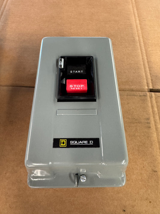Square D Manual Motor Starter 2510MCG3 600 VAC
