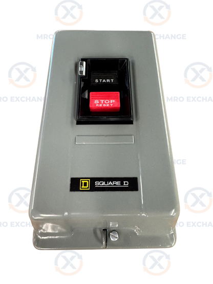Square D Manual Motor Starter 2510MCG3 600 VAC