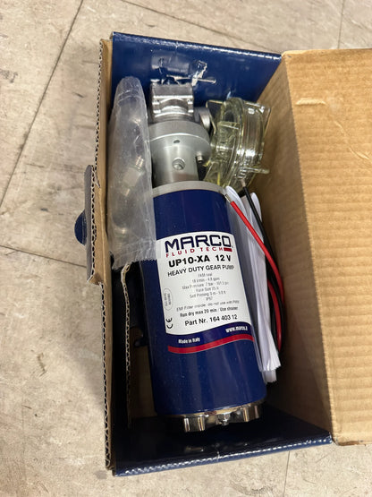 Marco Fluid Tech Heavy Duty Gear Pump UP10-XA 12V / Part Nr. 164 403 12 3/8 In. BSP 101.5 PSI