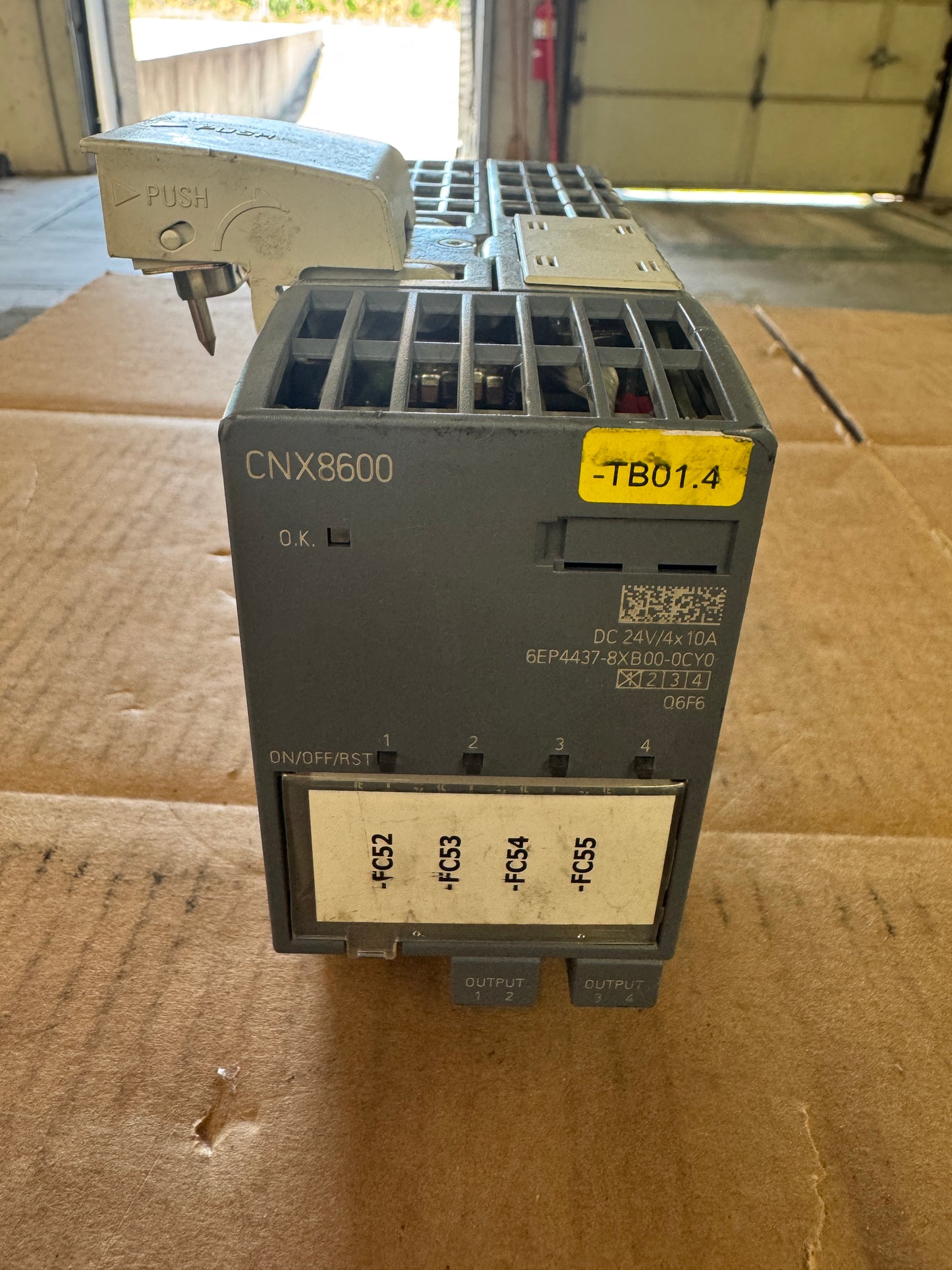 Siemens 6EP4437-8XB00-0CY0 Power Supply Extension Module 24V DC Untested Surplus