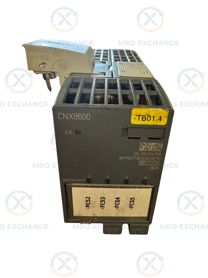 Siemens 6EP4437-8XB00-0CY0 Power Supply Extension Module 24V DC Untested Surplus