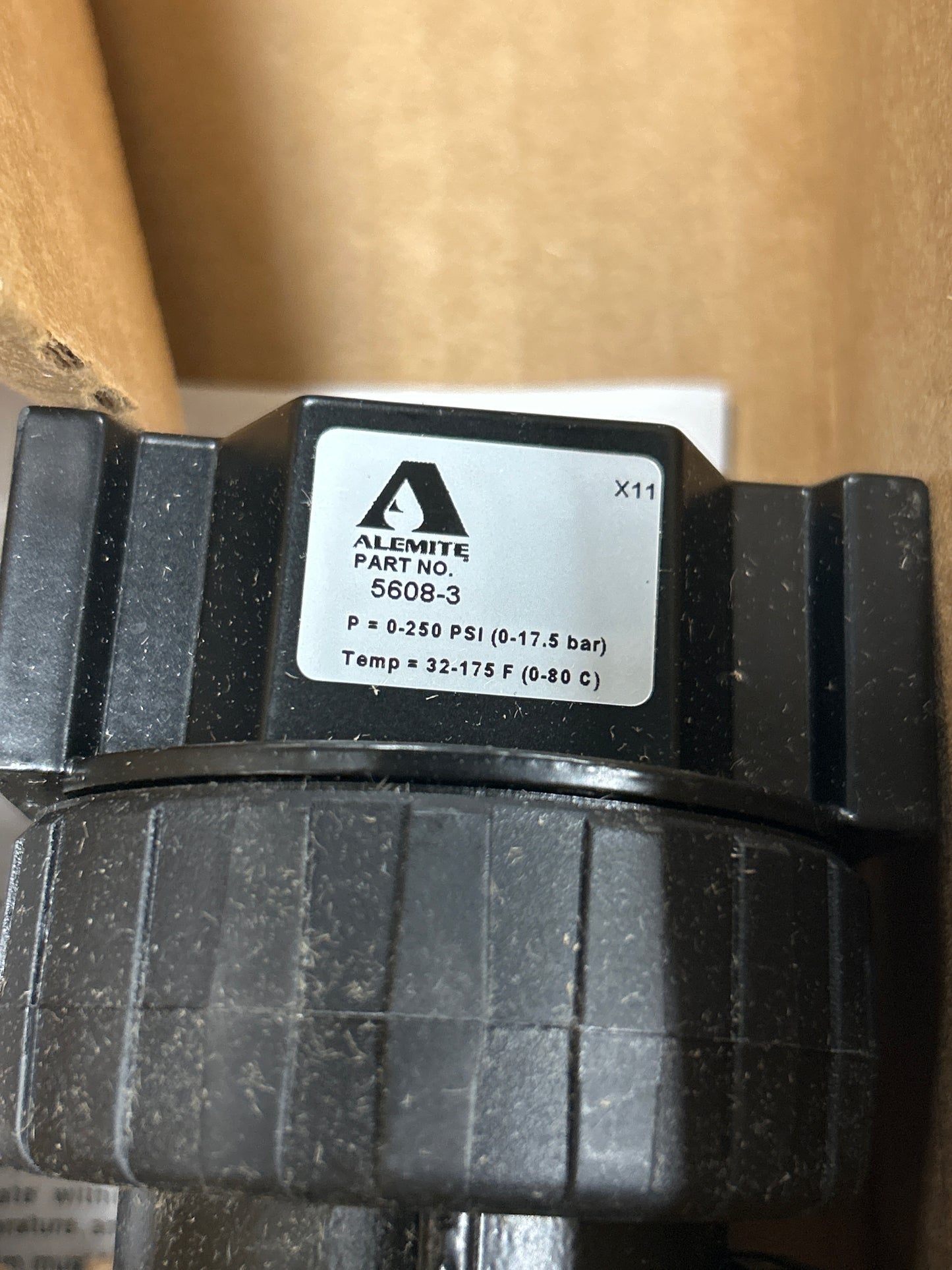 Alemite Compressed Air Filter 5608-3 1/2 In. NPTF Female 250 PSI