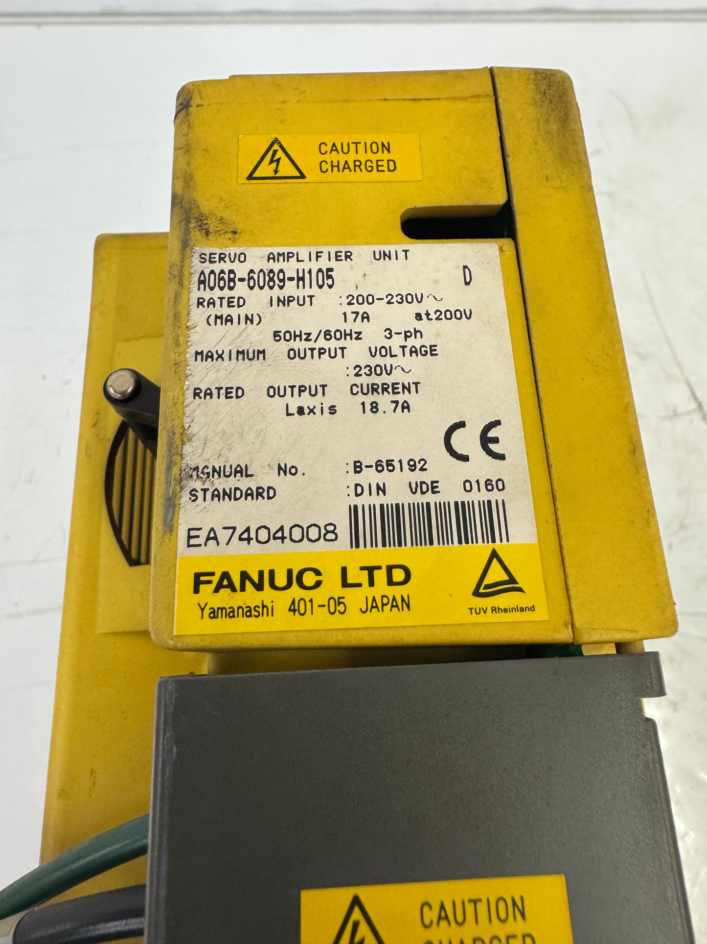 Fanuc Servo Amplifier Unit A06B-6089-H105 230V AC