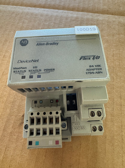 Allen-Bradley 1794-ADN DeviceNet Adapter 24V DC