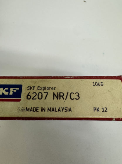 SKF Deep Groove Ball Bearing 6207 NR/C3 35 x 72 x 17 mm