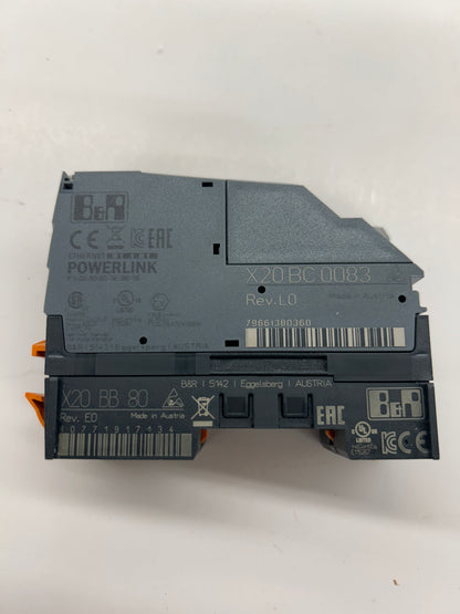 B&R Automation Powerlink Bus Controller X20BC0083 24 VDC