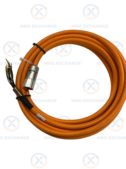 Lenze Servo Motor Power Cable 1-000000-03357 7 m, 4x1.5 + 2x2x0.75 mm2, M23 Connector to Flying Leads
