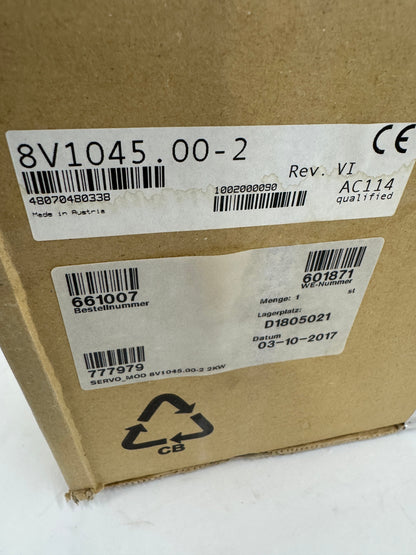 B&R Automation Servo Drive 8V1045.00-2