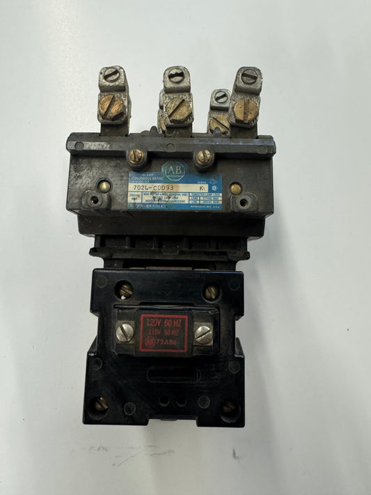 Allen-Bradley AC Lighting Contactor 702L-COD93