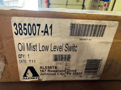 Alemite Oil Mist Low Level Switch 385007-A1