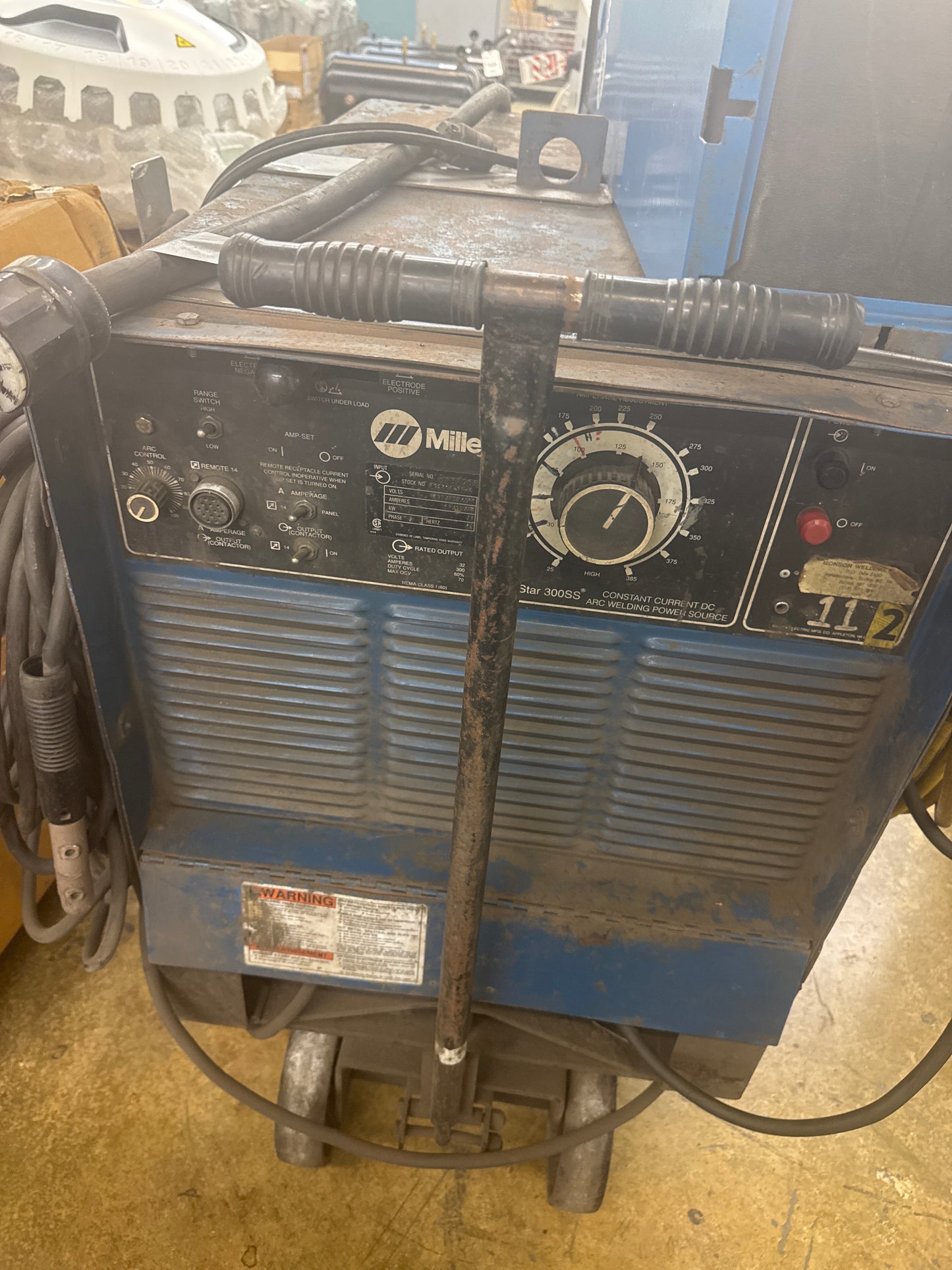Miller Electric DC Arc Welding Power Source Gold Star 300SS