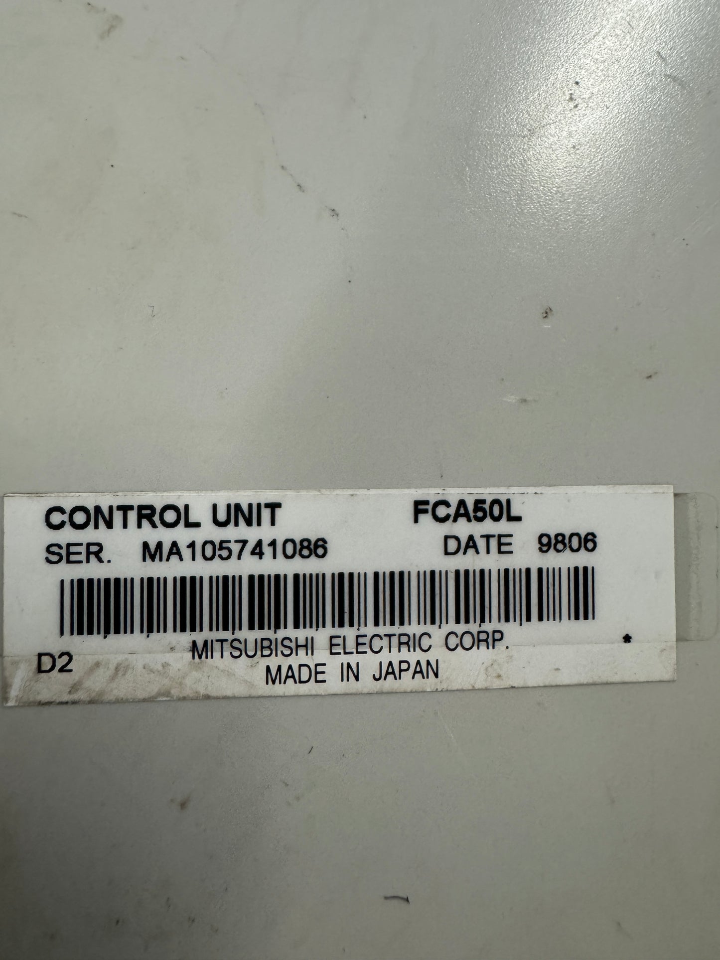 Mitsubishi Electric CNC Control Unit FCA50L 200V AC