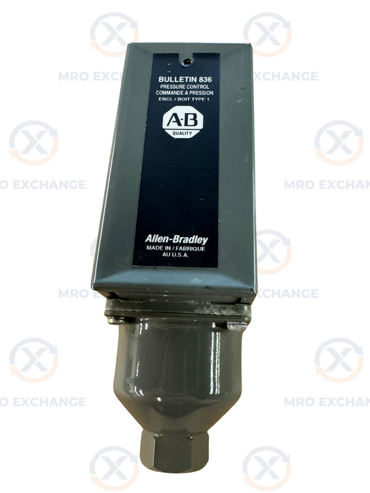 Allen-Bradley Pressure Control Switch 836-C3A 1/4 In. NPTF Female 0.8 To 30 PSI