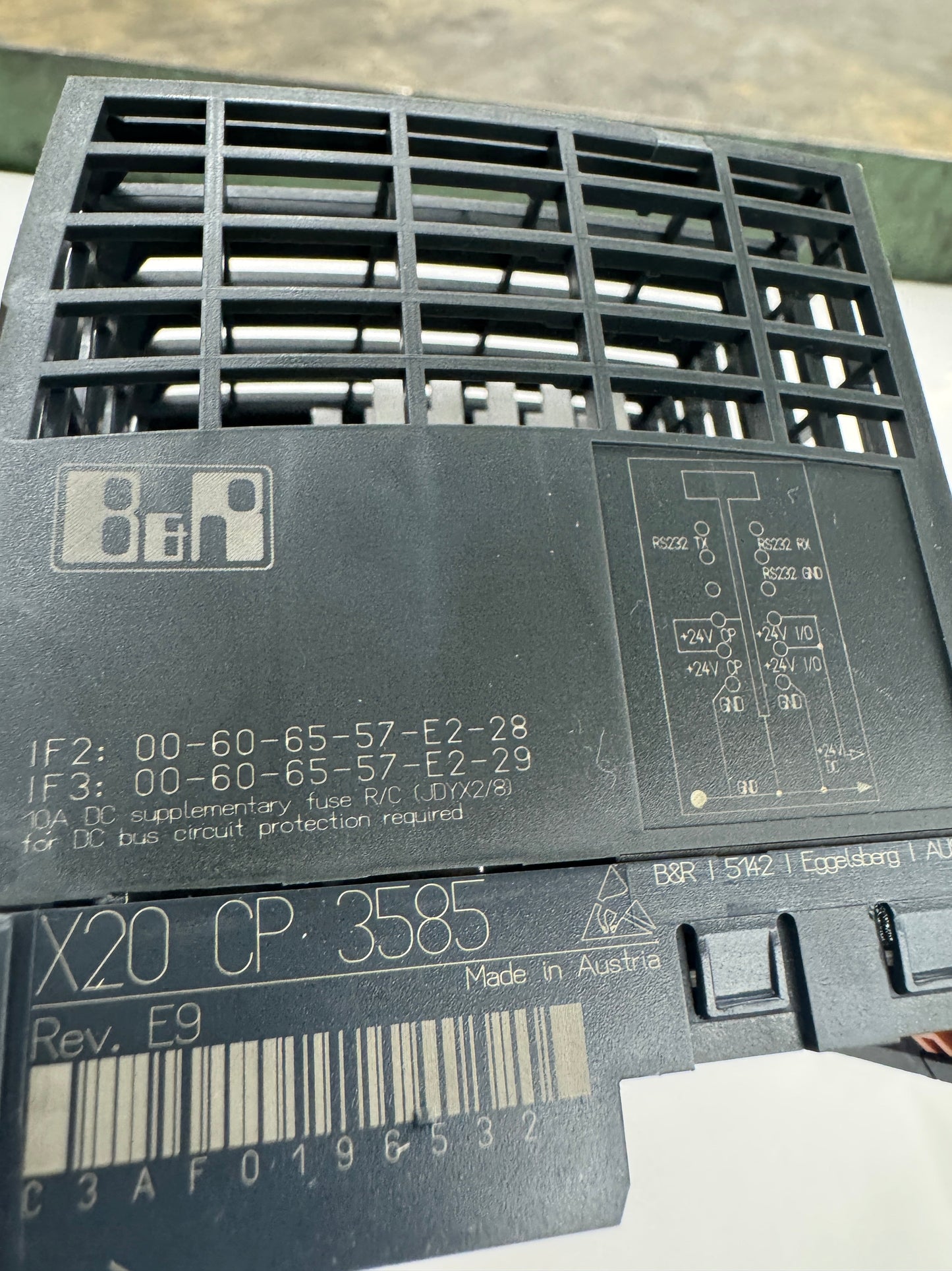B&R Automation PLC CPU Module X20CP3585 24V DC m01107
