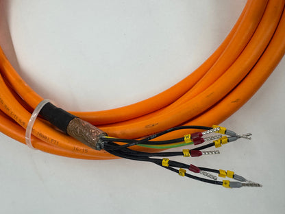 Bosch Rexroth Servo Motor Power Cable SST8CM 12-1 / Order Code 1-000000-03357 7 m, 4x1.5 + 2x2x0.75 mm2, 1000V m01091