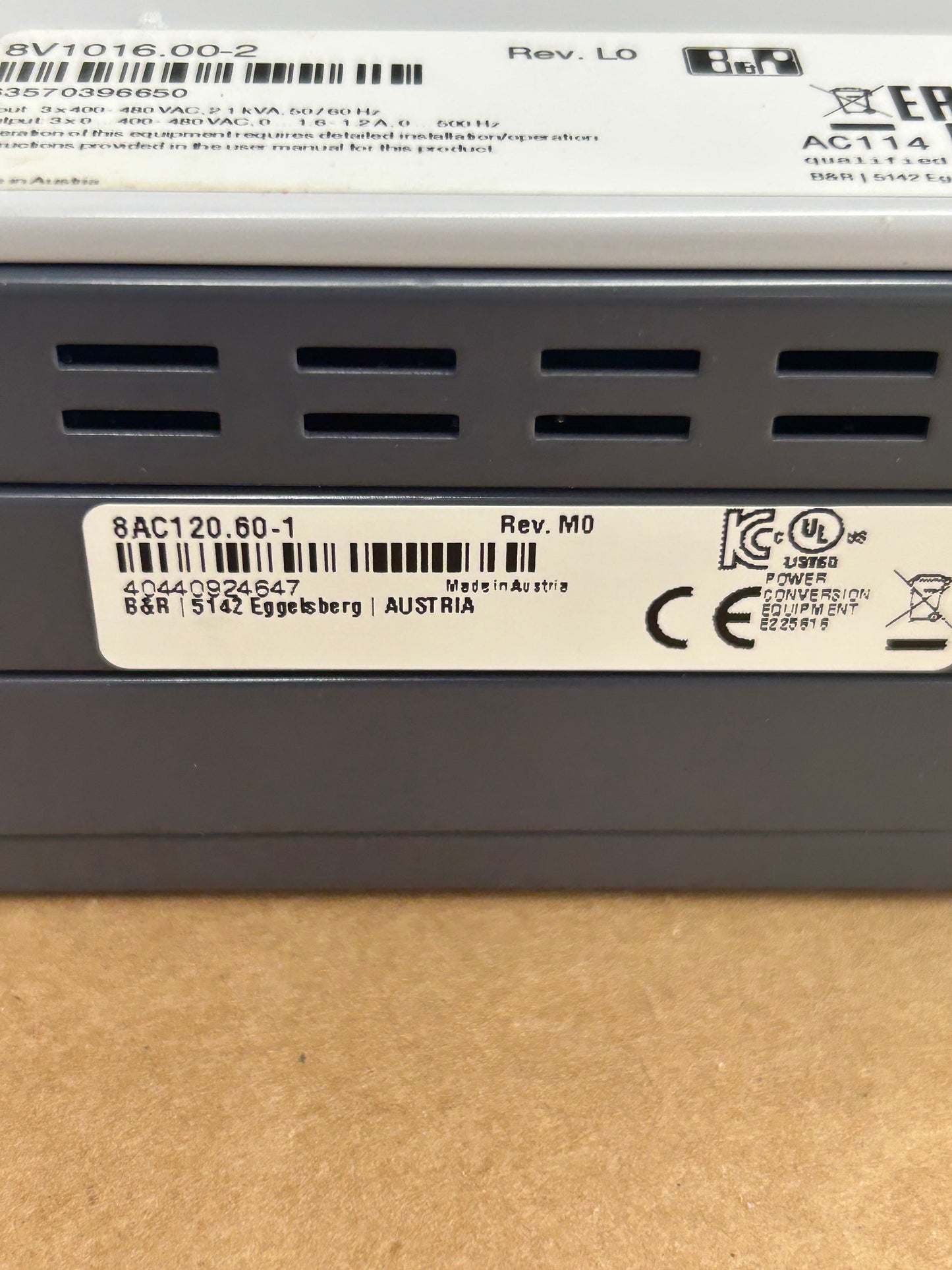 B&R Automation Servo Drive 8V1016.00-2