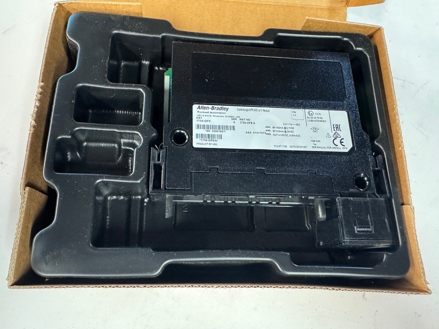 Allen-Bradley Analog Output Module 1756-OF8/A