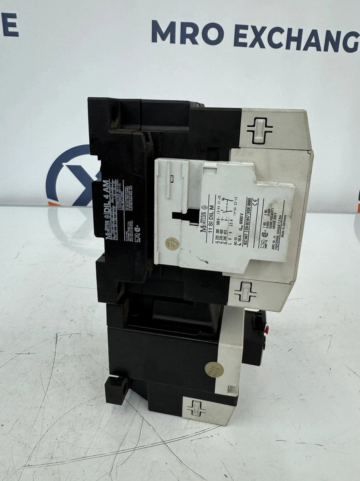 Klockner Moeller Three-Pole Contactor DIL4AM 11 SI DIL M Auxiliary Contact Block