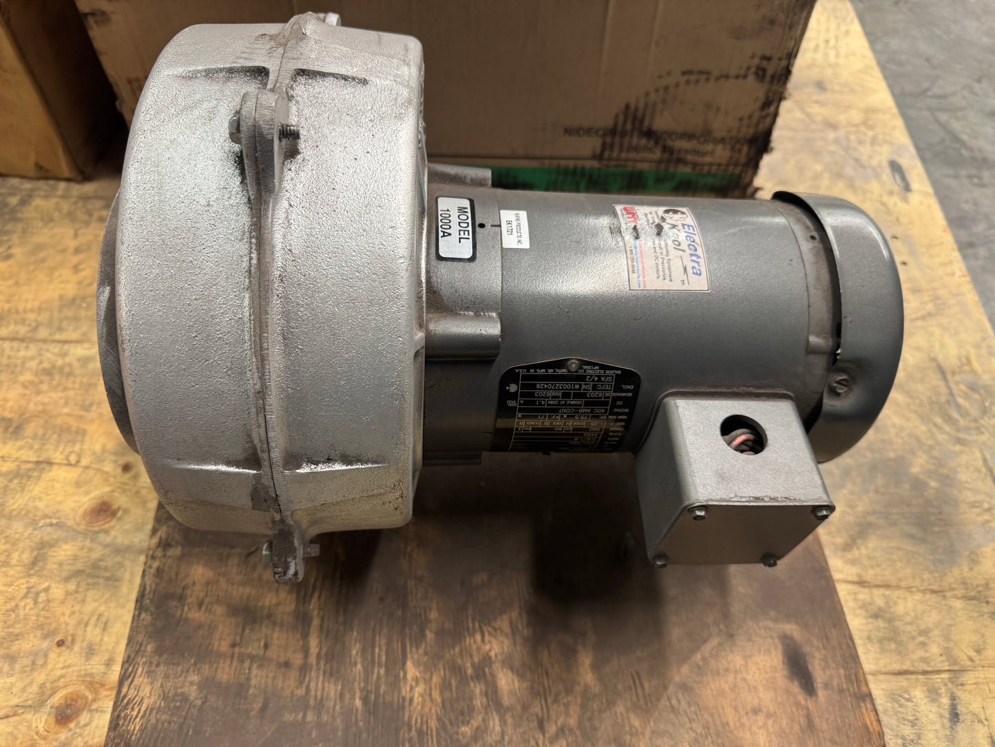 Baldor Electric Centrifugal Blower Model 1000A