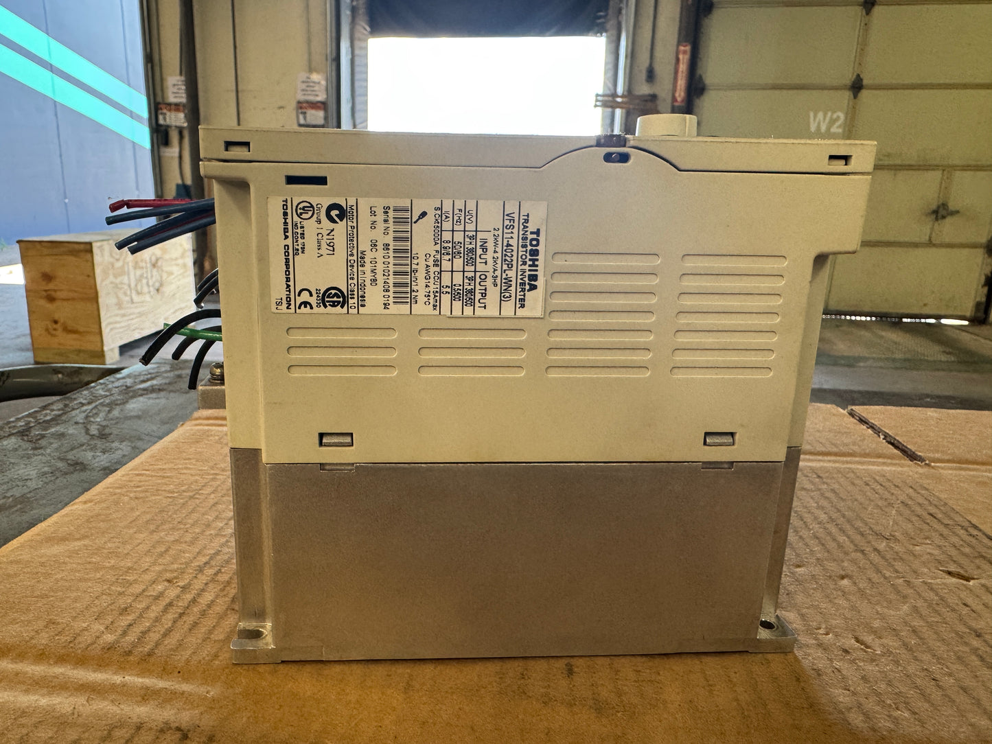 Toshiba VFD VFS11-4022PL-WN - 3 HP Variable RPM