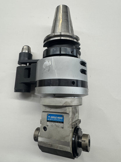 BIG Daishowa Right Angle Head BCV50-AG90/NBS10W-230 | CAT50 | NBS10W Collet Chuck Output, 230 Mm Gauge Length | Orientation: Radial