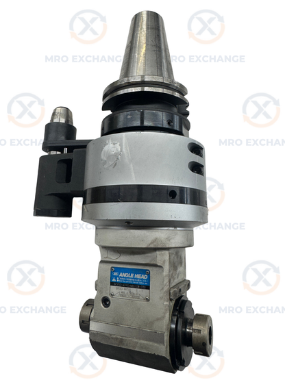 BIG Daishowa Right Angle Head BCV50-AG90/NBS10W-230 | CAT50 | NBS10W Collet Chuck Output, 230 Mm Gauge Length | Orientation: Radial