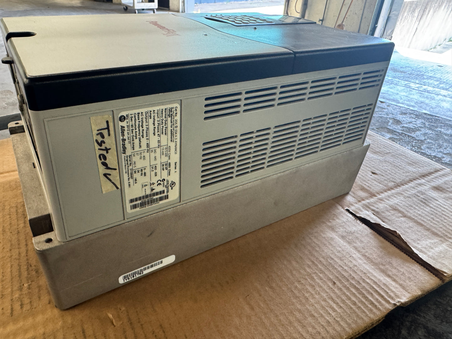 Allen-Bradley 20AD034A3AYNANC0 Variable Frequency Drive 480V AC 3-Phase 01609