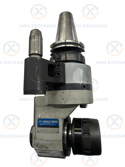 Big Daishowa Right Angle Head BCV50-AG90/HMC1.250-230S | CAT50 | 1-1/4 In. HMC Collet Chuck Output | Orientation: Radial