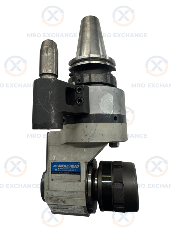 BIG Daishowa BCV50-AG90/HMC1.250-230S Right Angle Head CAT50 1-1/4 in HMC Collet Chuck Output Radial