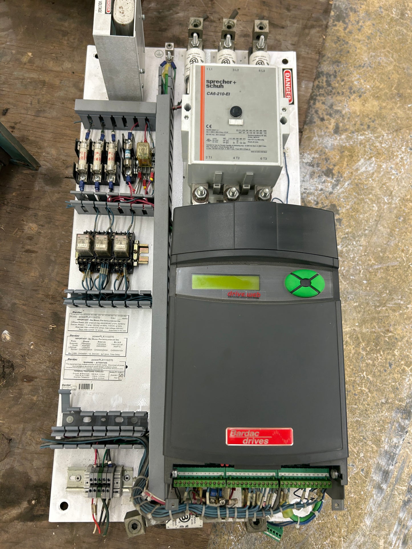 Bardac DC Drive powerPLX115/270