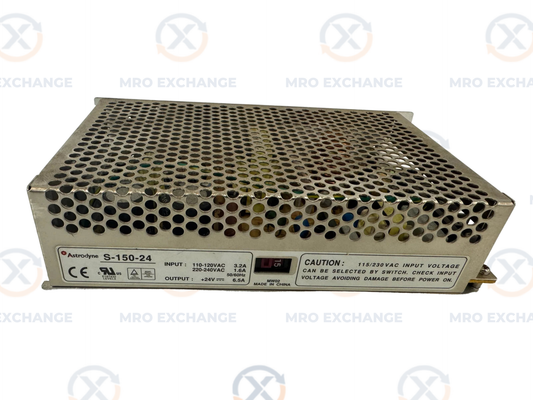 Astrodyne Enclosed Switching Power Supply S-150-24 150 Watt Output