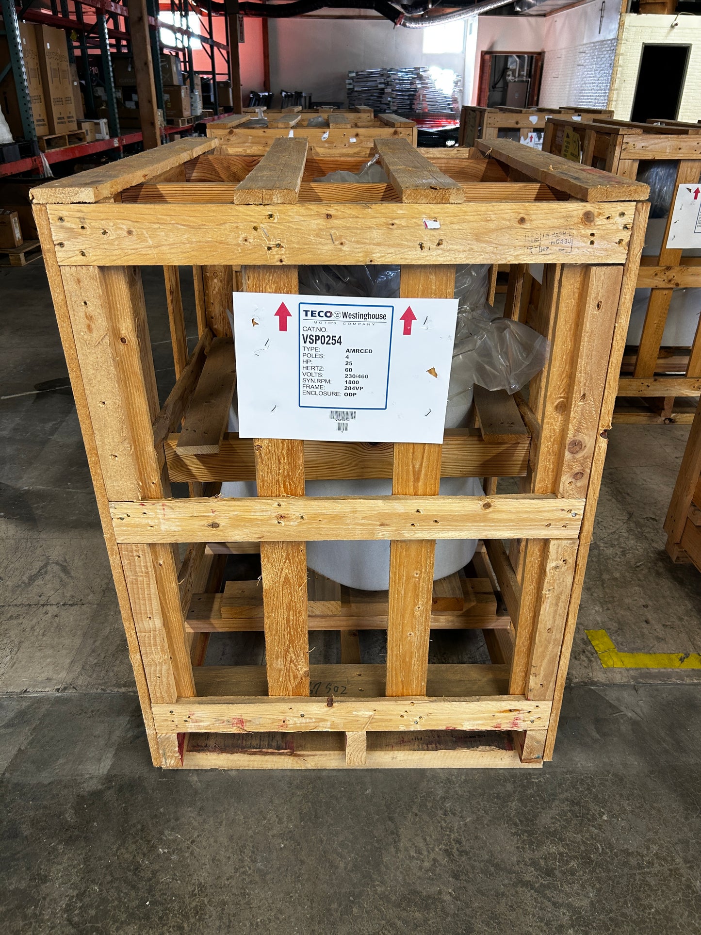 TECO Westinghouse AC Motor VSP0254 - 25 HP 1800 RPM