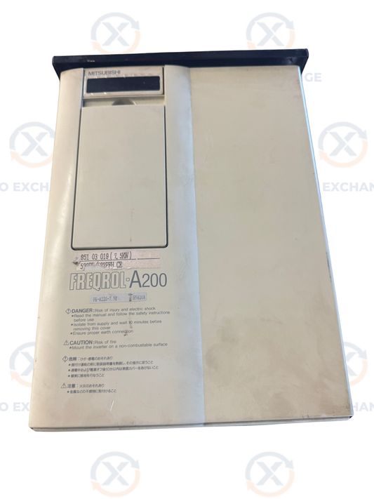 Mitsubishi Electric VFD Inverter FR-A220-7.5K-11 200-230V AC Input