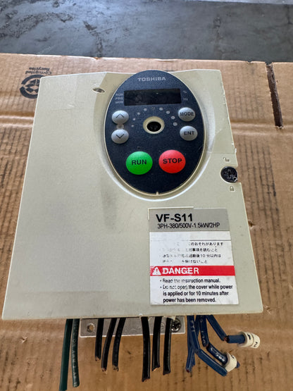 Toshiba VFD VFS11-4015PL-WN - 2 HP Variable RPM 01660