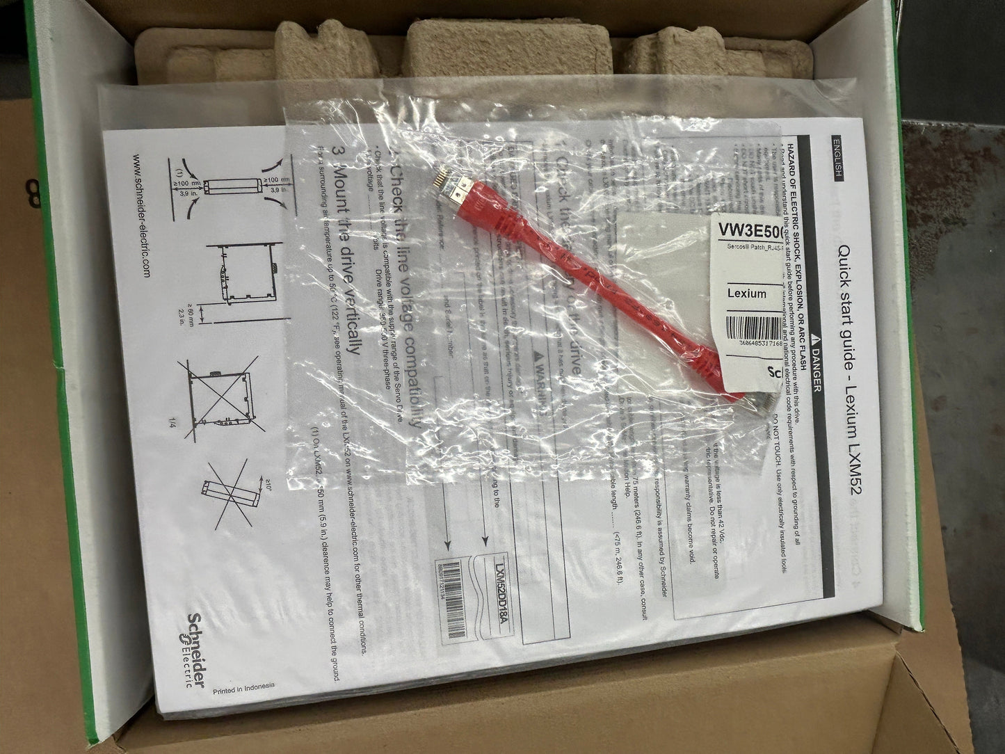 Schneider Electric AC Servo Drive LXM52DD12C41000