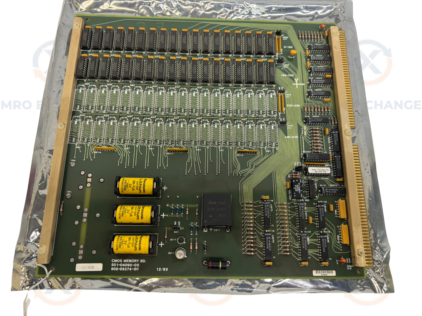 Giddings & Lewis CMOS Memory Board 501-04090-00 / 502-03274-00