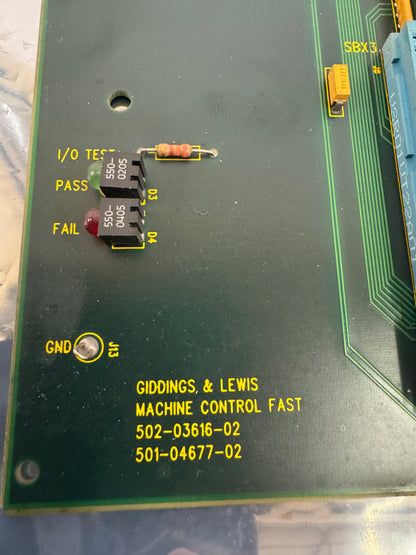Giddings & Lewis Machine Control Fast Board 502-03616-02
