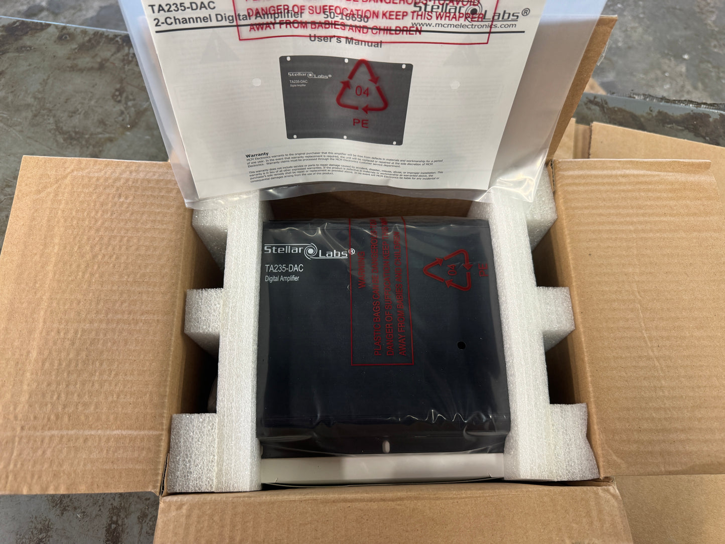 Stellar Labs 2 Channel Digital Amplifier TA235-DAC