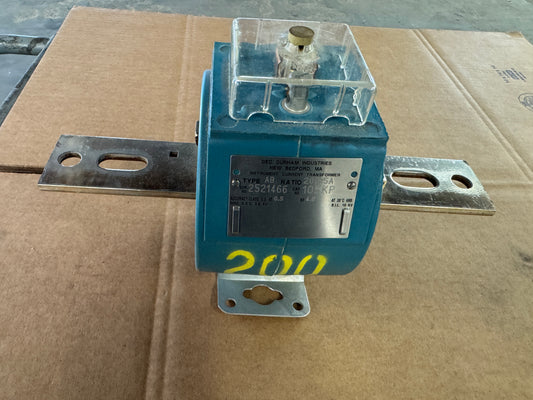 GEC Durham Industries Instrument Current Transformer 105KP 600V