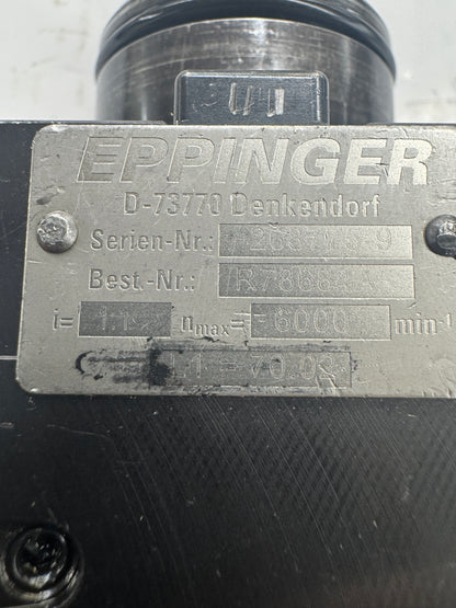 Eppinger Radial Live Tool Holder IR78884 | VDI40 | 6,000 RPM Max, 1:1 Ratio | Orientation: Radial