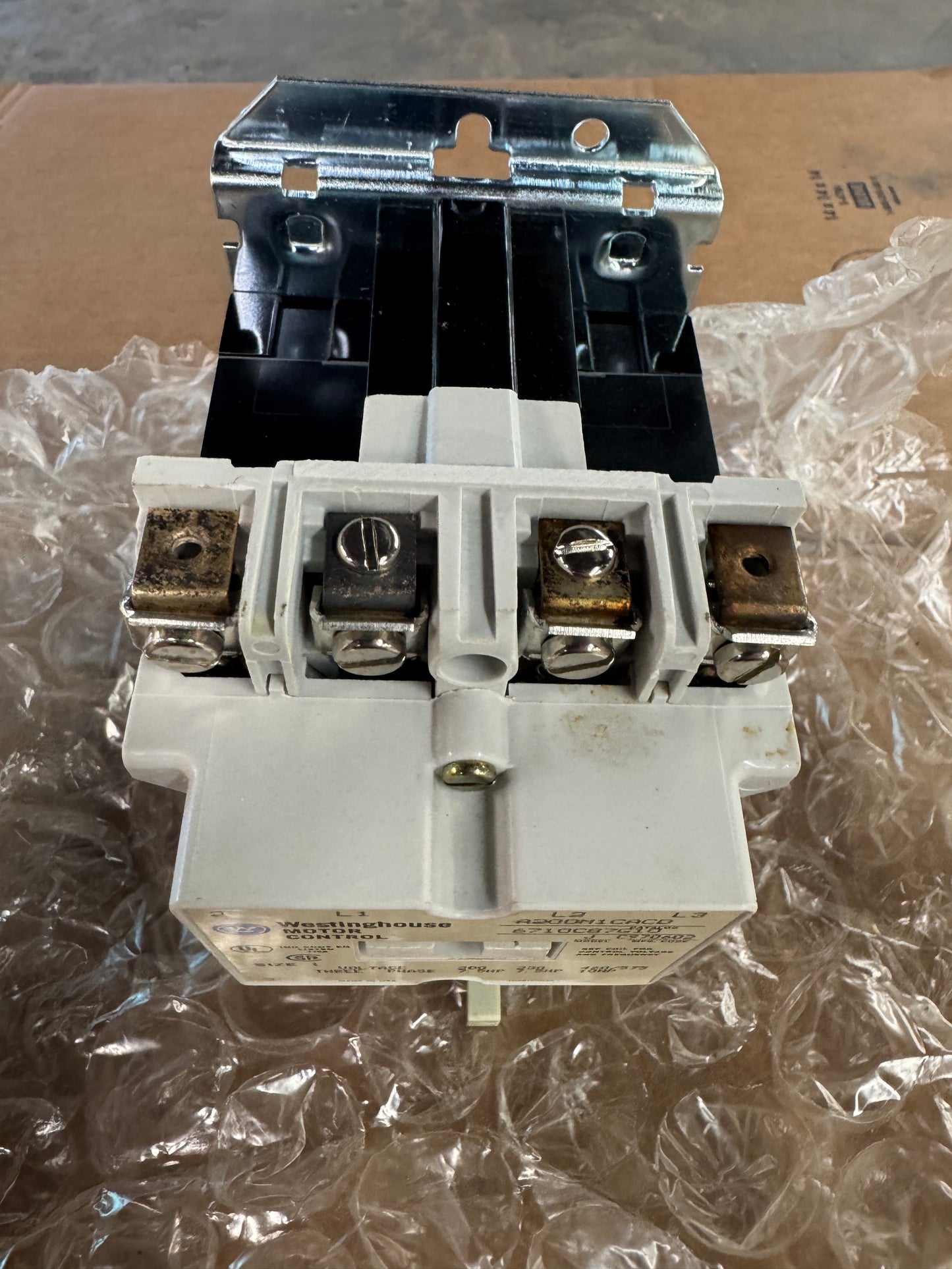 Westinghouse Motor Starter A200M1CACD / 6710C87G10 600V Max, 3 Phase