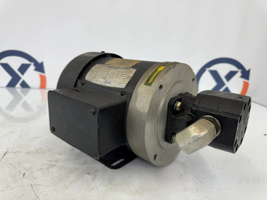 John S. Barnes Corporation (Leeson Electric Corporation) AC Motor C6134FZ2A - 1 HP 3450 RPM