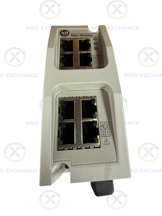 Allen-Bradley Ethernet Managed Switch 1783-EMS08T 12-48V DC