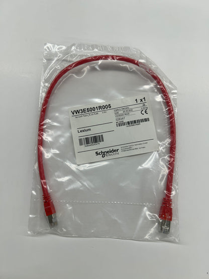 Schneider Electric Sercos III Patch Cables VW3E5001R005 0.5 m, RJ45 to RJ45