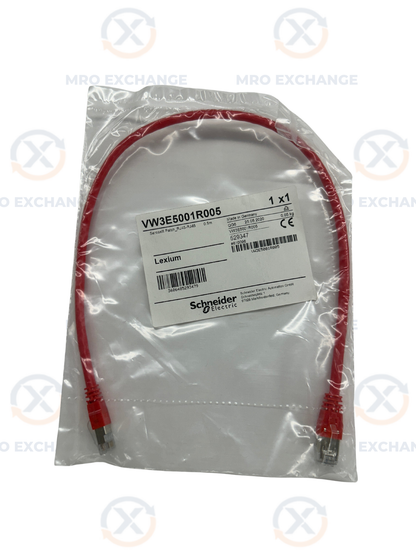 Schneider Electric Sercos III Patch Cables VW3E5001R005 0.5 m, RJ45 to RJ45