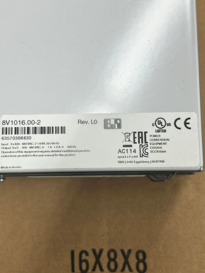 B&R Automation Servo Drive 8V1016.00-2 m00896