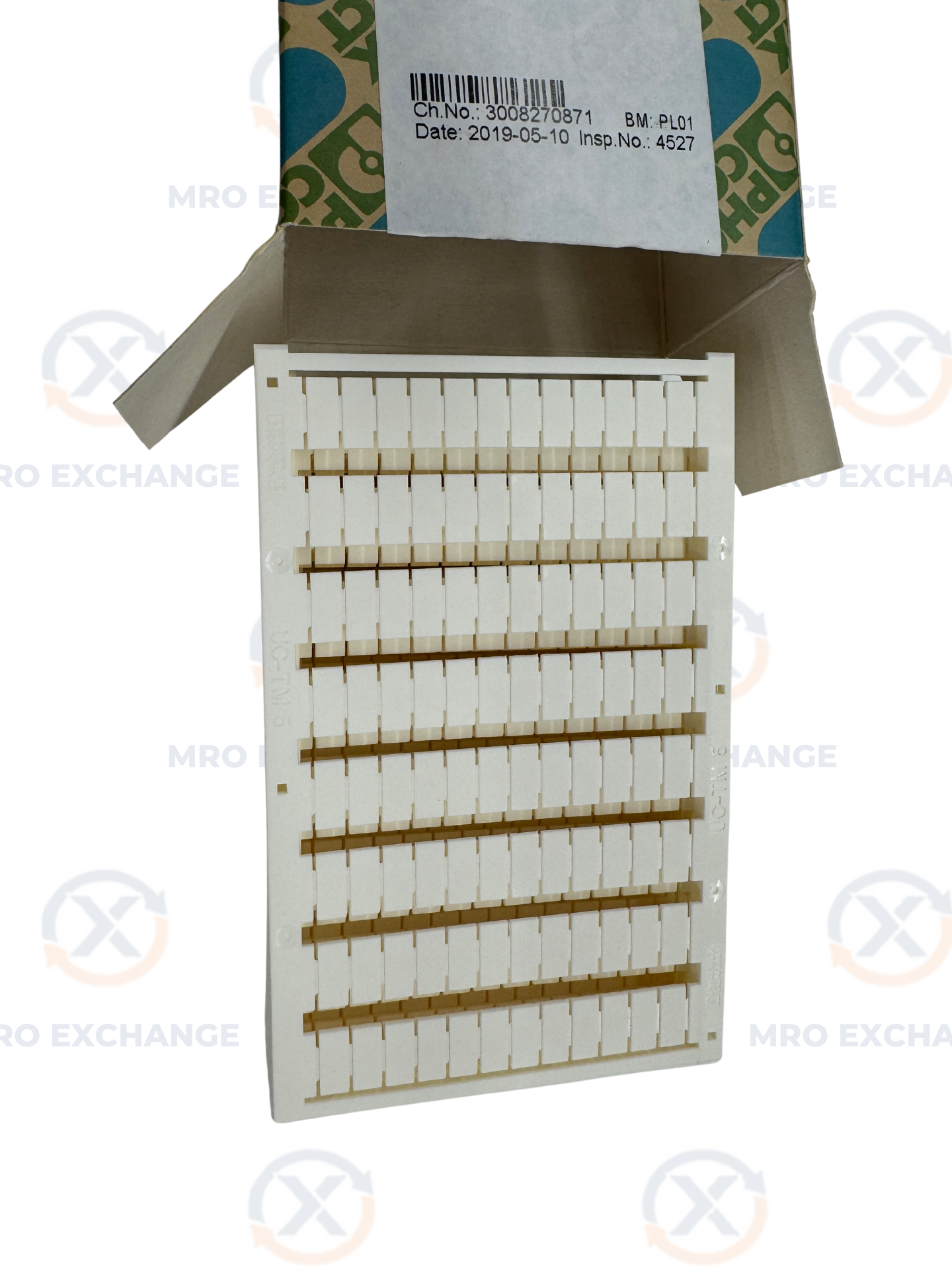 Phoenix Contact Terminal Block Marker Sheets UC-TM 5 / 0818108 5.2 mm Terminal Width