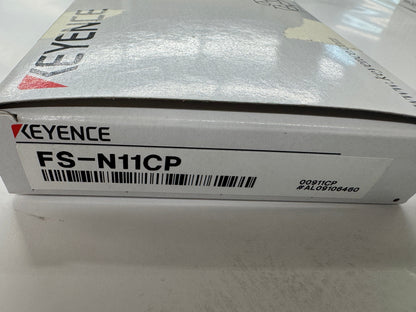 Keyence Digital Fiber Optic Sensor Amplifier FS-N11CP 12 to 24 VDC