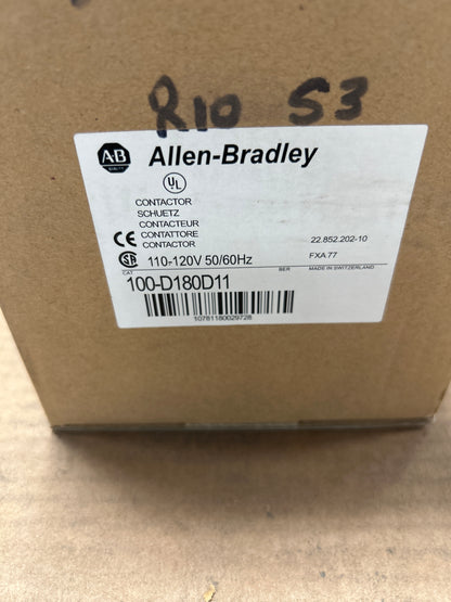Allen-Bradley IEC Contactor 100-D180D11 110/120V AC Coil