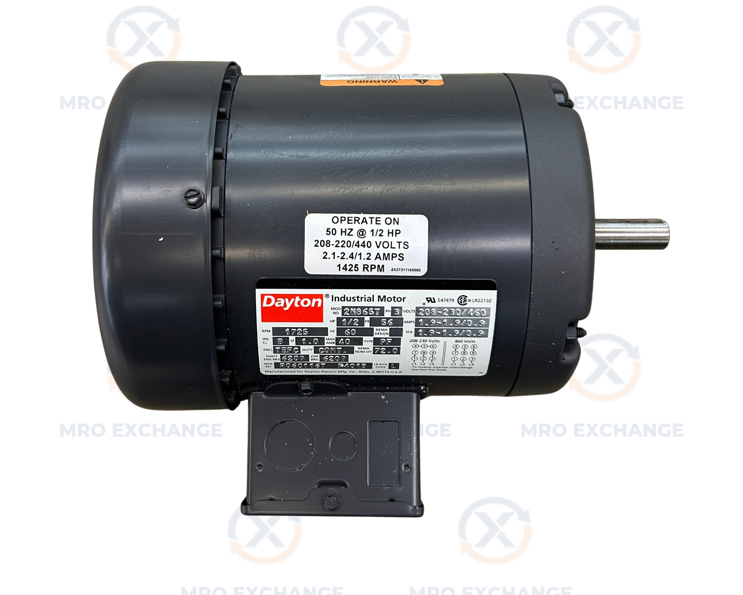 Dayton AC Motor 2N865T - 1 HP 1800 RPM